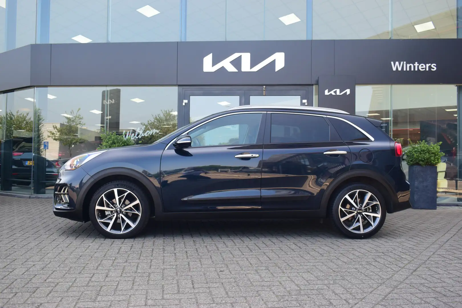 Kia Niro 1.6 GDi Hybrid DynamicPlusLine | 21.214 km | Stoel Blauw - 2