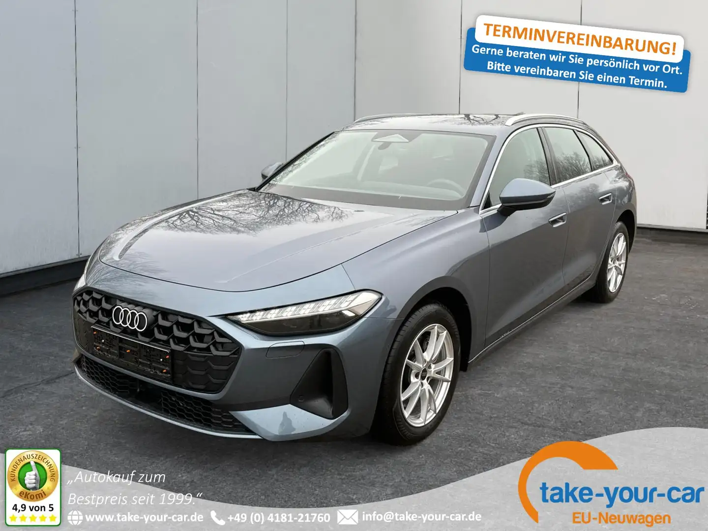 Audi A5 Avant AHK+KAMERA+EL. HECKKL.+NAVI+SHZ+17 LM TDI... Blau - 1