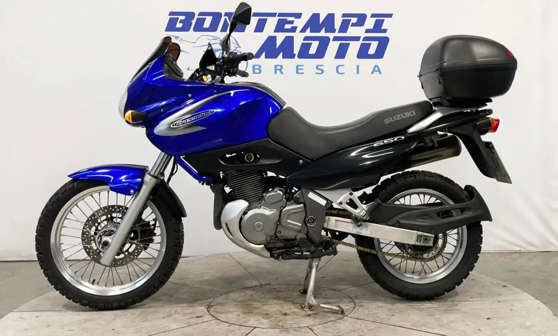 Suzuki XF 650 2006 FREEWIND - PAT A2 (35KW) + BAULETTO Blu/Azzurro - 2