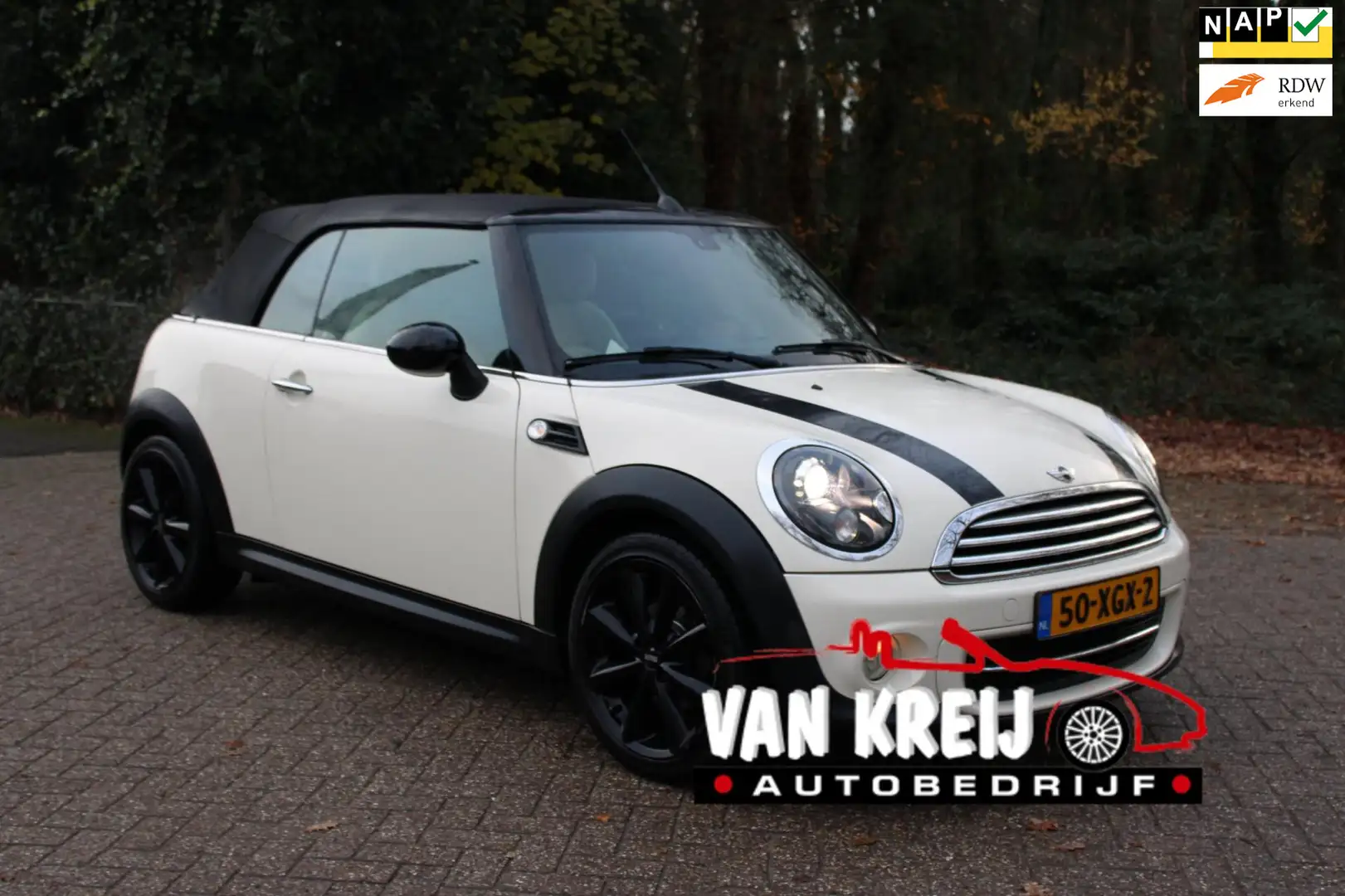 MINI Cooper Cabrio Mini 1.6 Chili, Clima, Cruise, LM, 96798km+Nap Wit - 1
