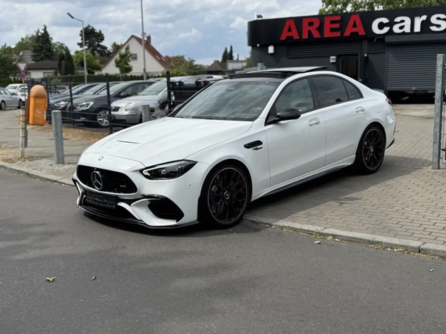 Mercedes-Benz C 63 AMG 4M+ S E Performance *PANO*HUD*BURM*KEY*DIST.*360° Blanc - 2