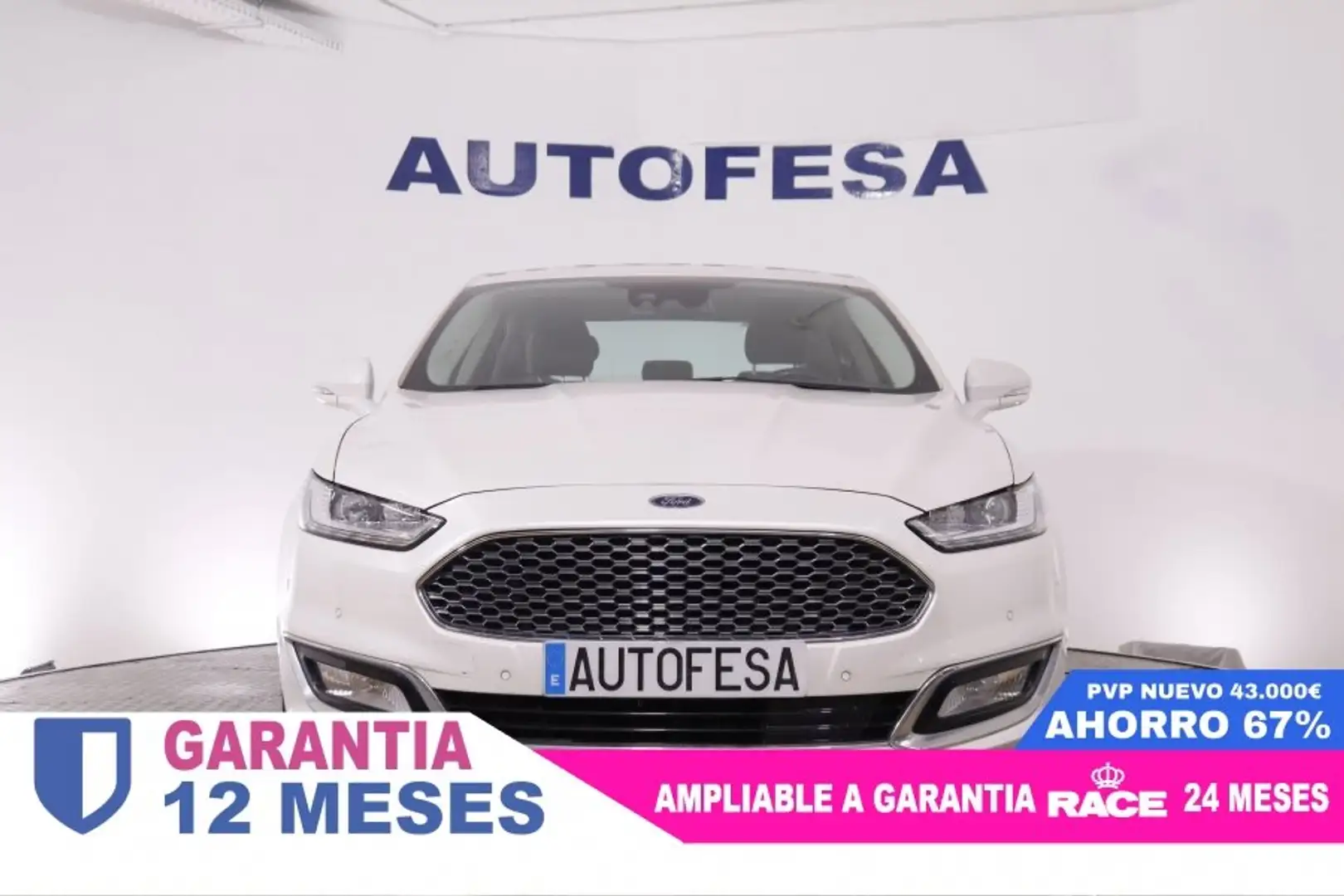 Ford Mondeo 2.0 HEV VIGNALE HYBRID AUTO 187CV 4P # NAVY,CUERO, Blanco - 2