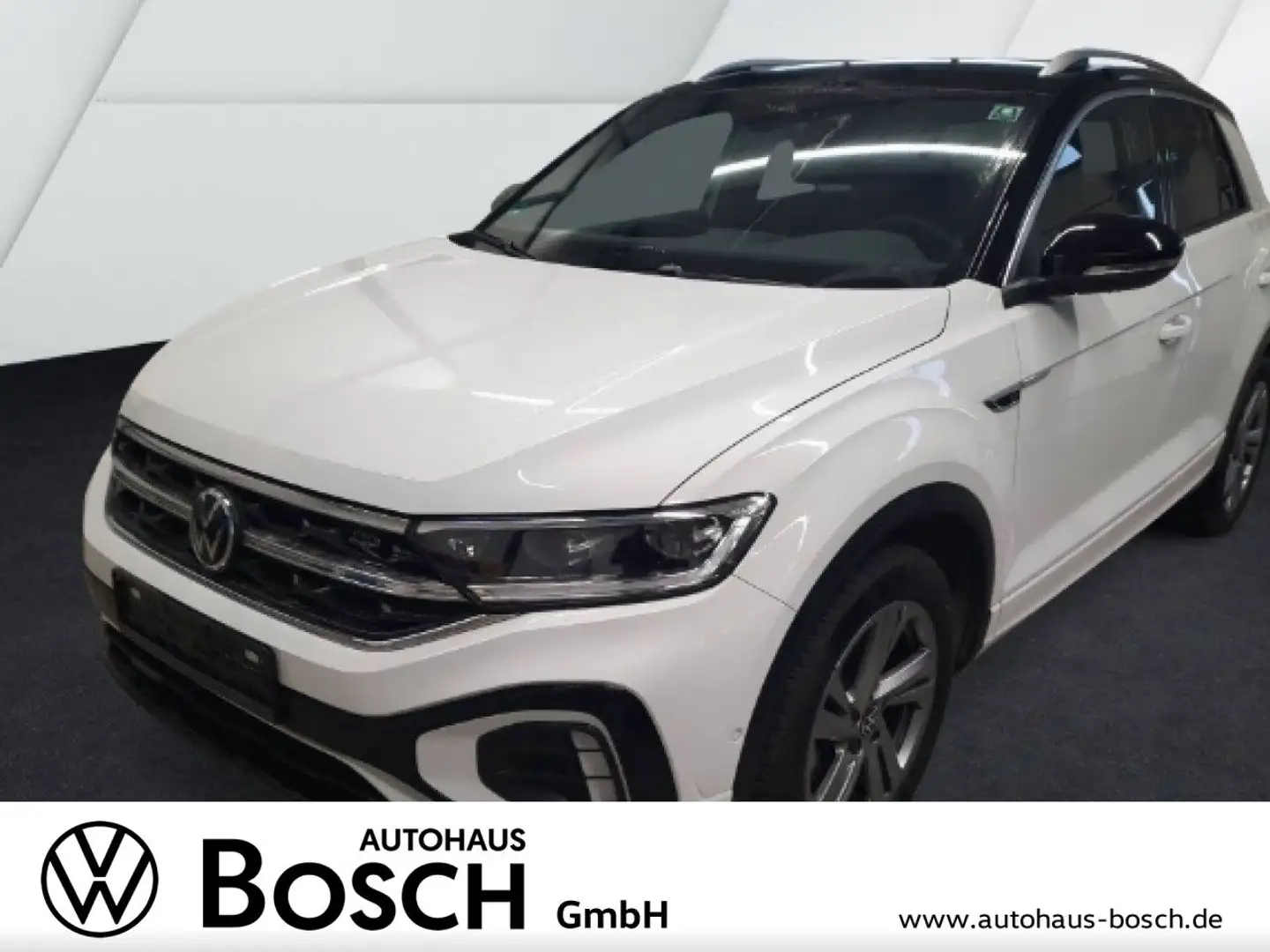 Volkswagen T-Roc 1.5 TSI R-Line DSG AHK Navi RFK ACC SHZ LED Weiß - 1