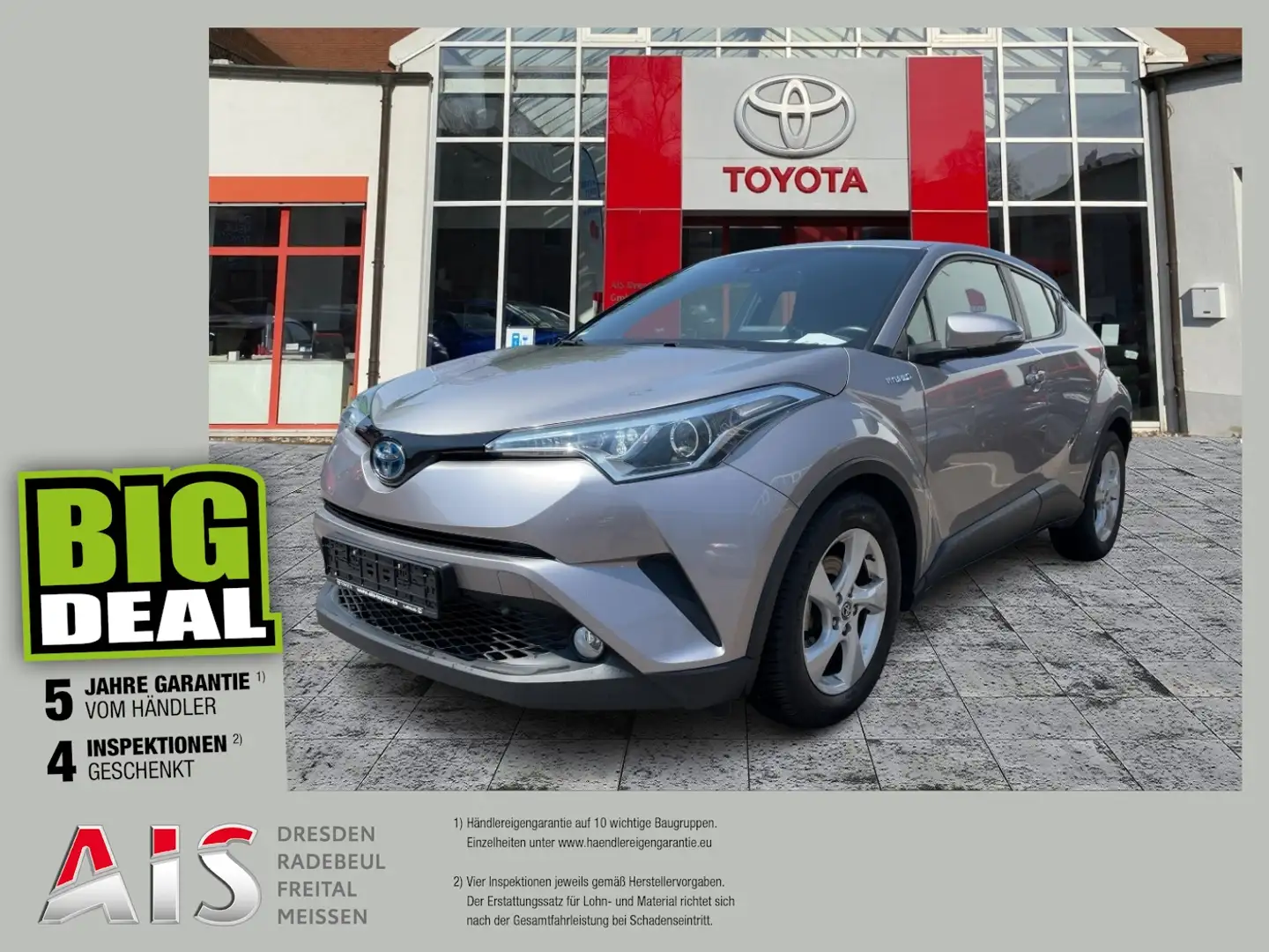 Toyota C-HR 1.8 Hybrid Flow Navi*KAM*DAB*SHZ Gris - 1
