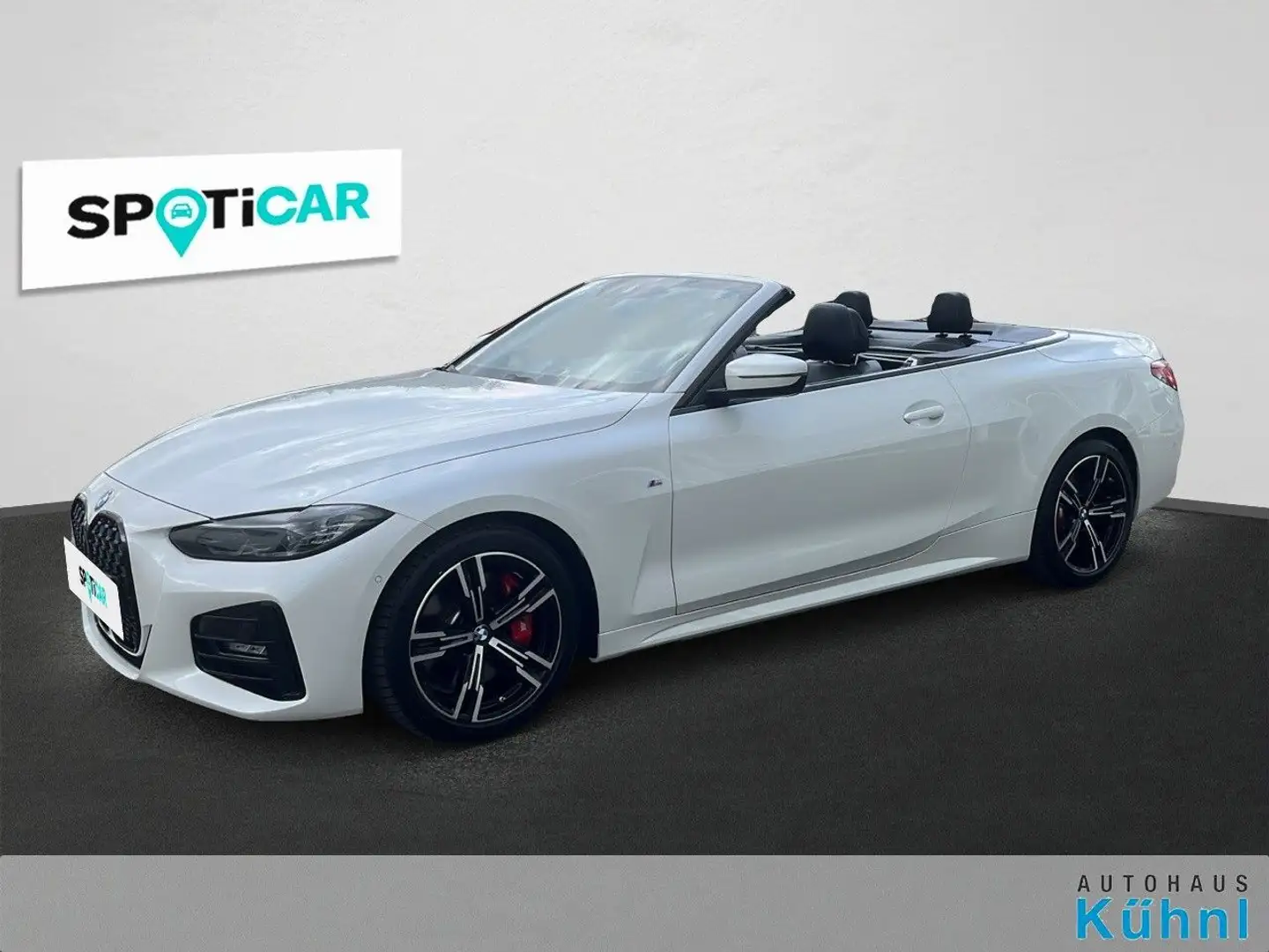 BMW 420 i Cabrio M Sport/NAVI Prof./Leder/Parkassi. Wit - 1