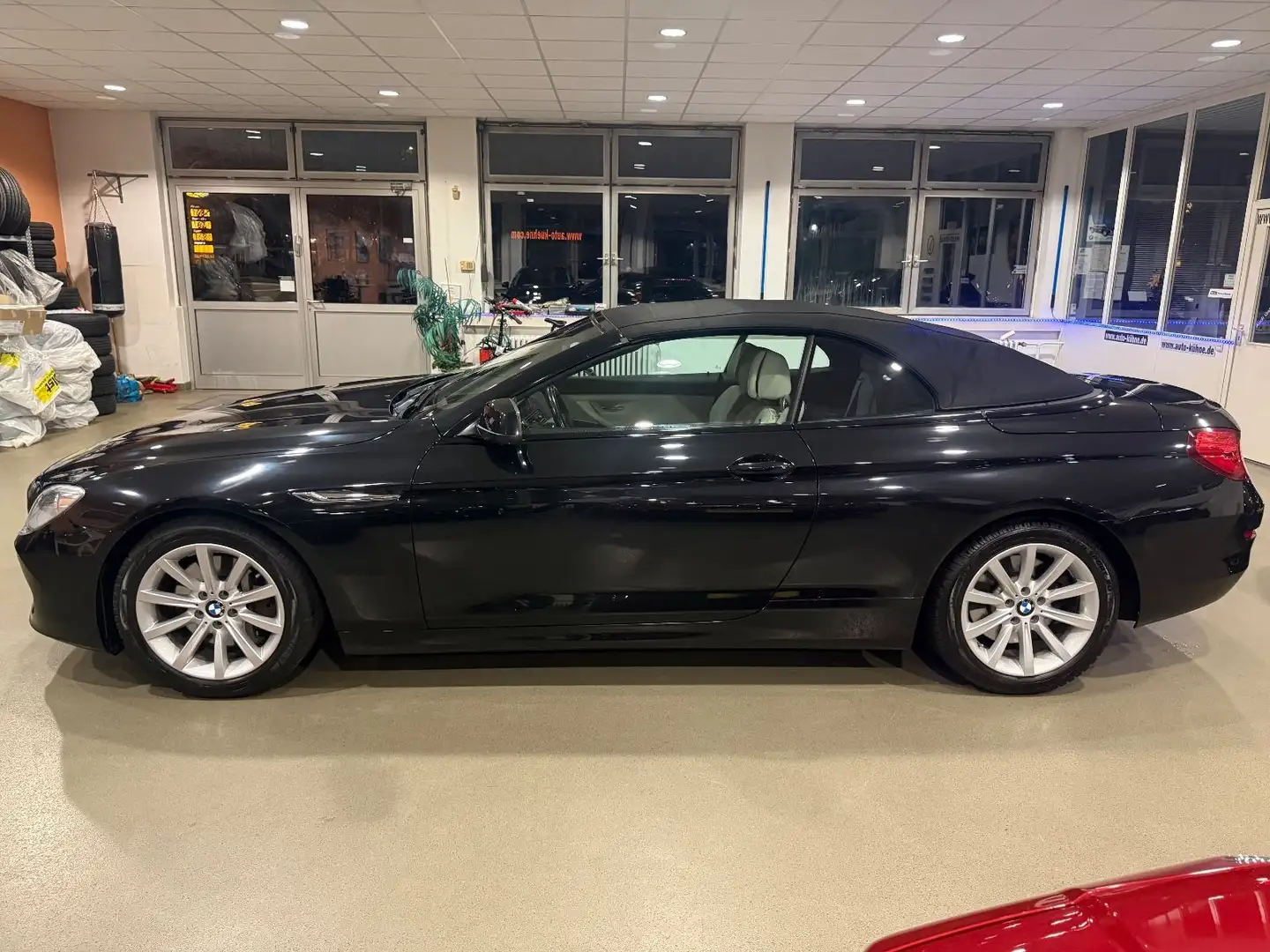 BMW 640 i Cabrio *95.000 KM*Leder*Xenon*Head-Up*Navi Noir - 2