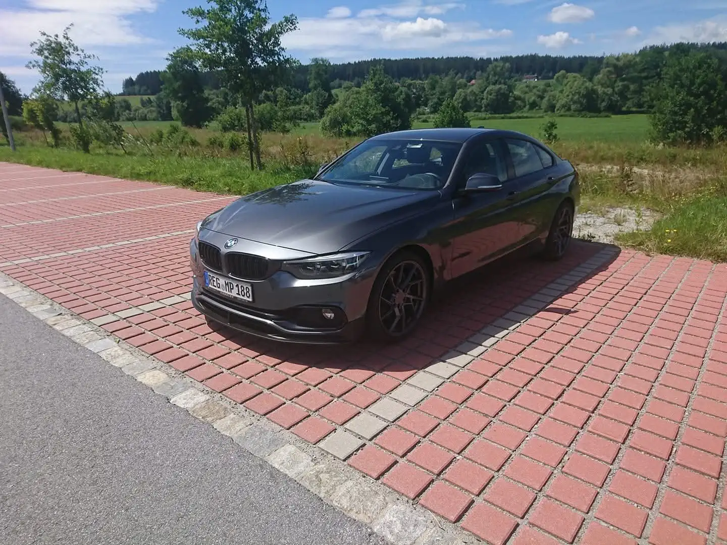 BMW 440 440i Gran Coupe Aut. Sport Line Grau - 1