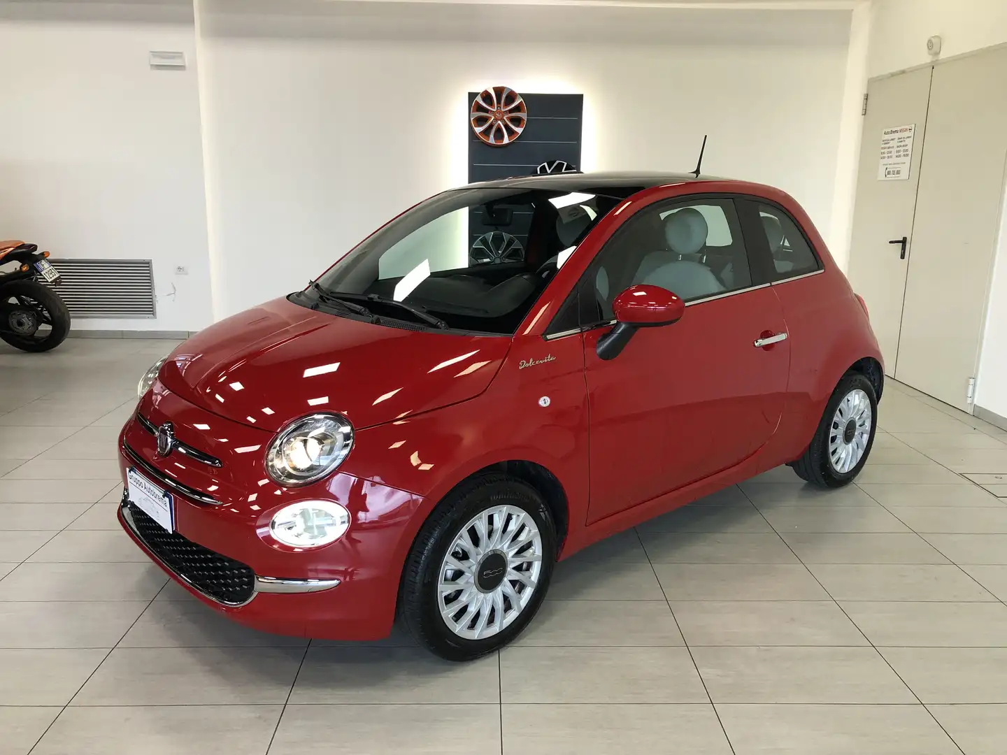 Fiat 500 500 III 2015 1.0 hybrid Dolcevita  70cv Rosso - 1