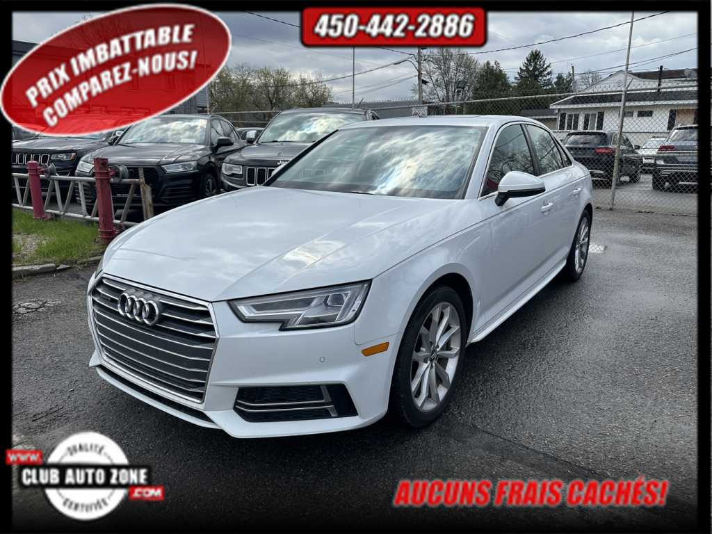 2018 Audi A4 Progressif toit ouvrant camera recul gps