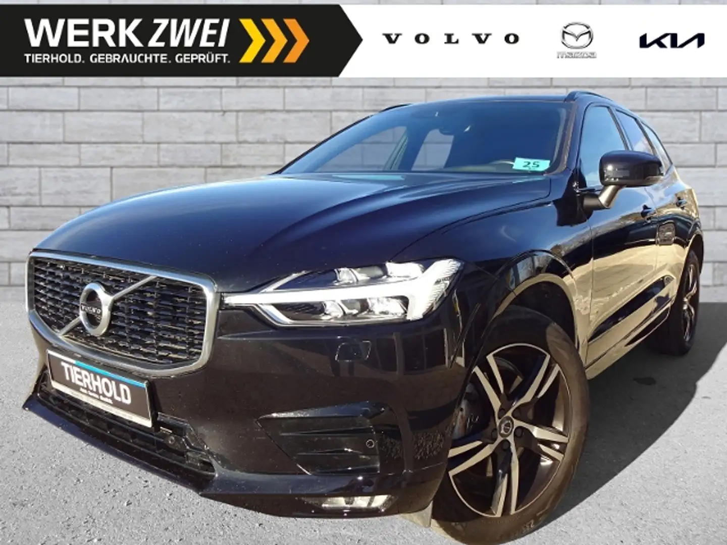 Volvo XC60 T4 R Design 2WD ACC BLIS Navi H/K Schwarz - 1