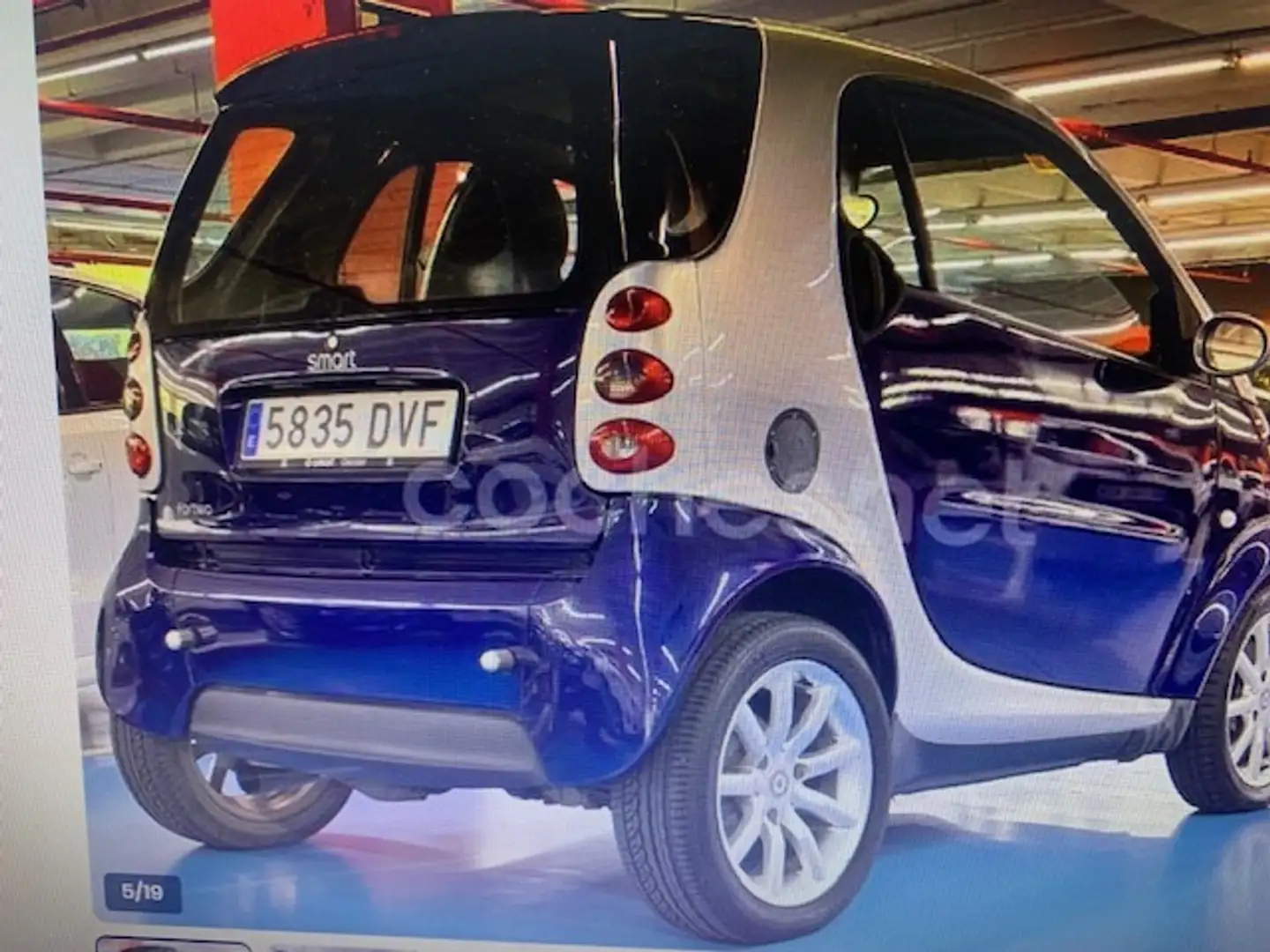 smart forTwo Coupé 45 Pure Aut. Azul - 2