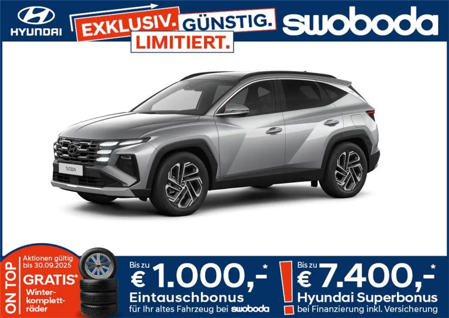 Hyundai TUCSON Tucson NX4 Smart Line 1,6 T-GDi PHEV 2WD t5ps1-PP3 Silber - 1