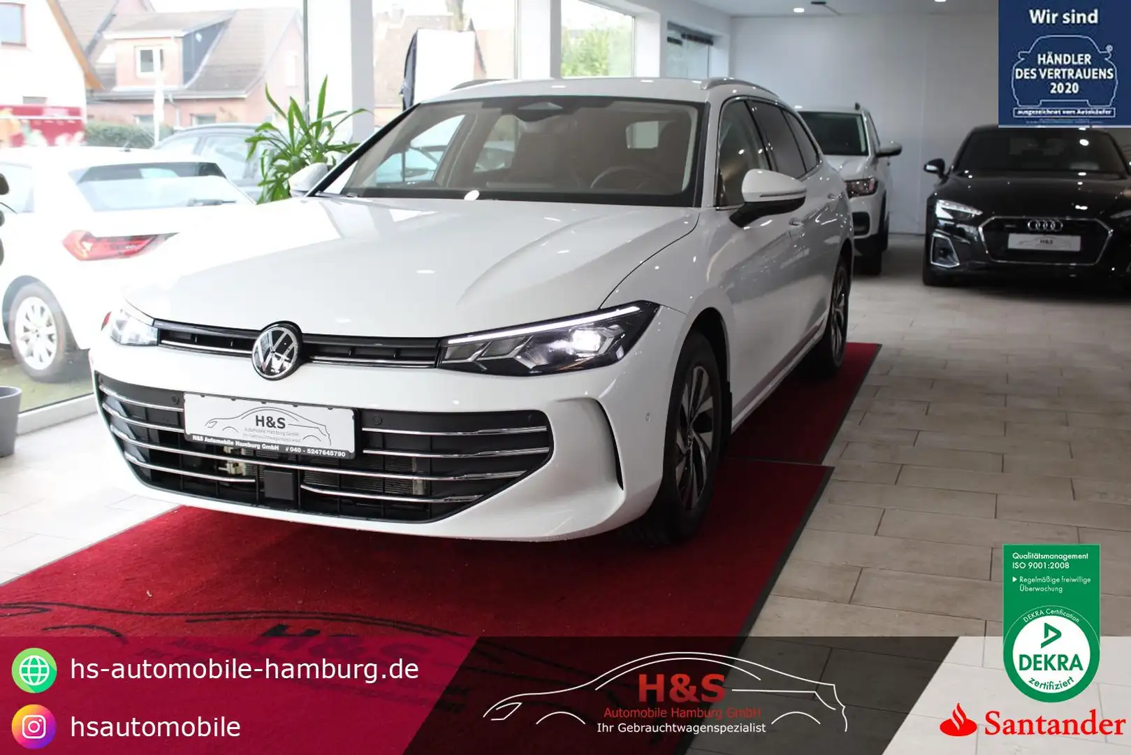Volkswagen Passat Variant 1.5 eTSI Business-Standheizung Blanc - 1