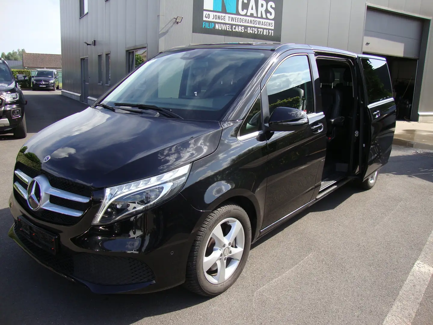Mercedes-Benz V 250 d, XL, L3, , 8 pl, leder, camera, taxi = ok, 2020 Zwart - 2