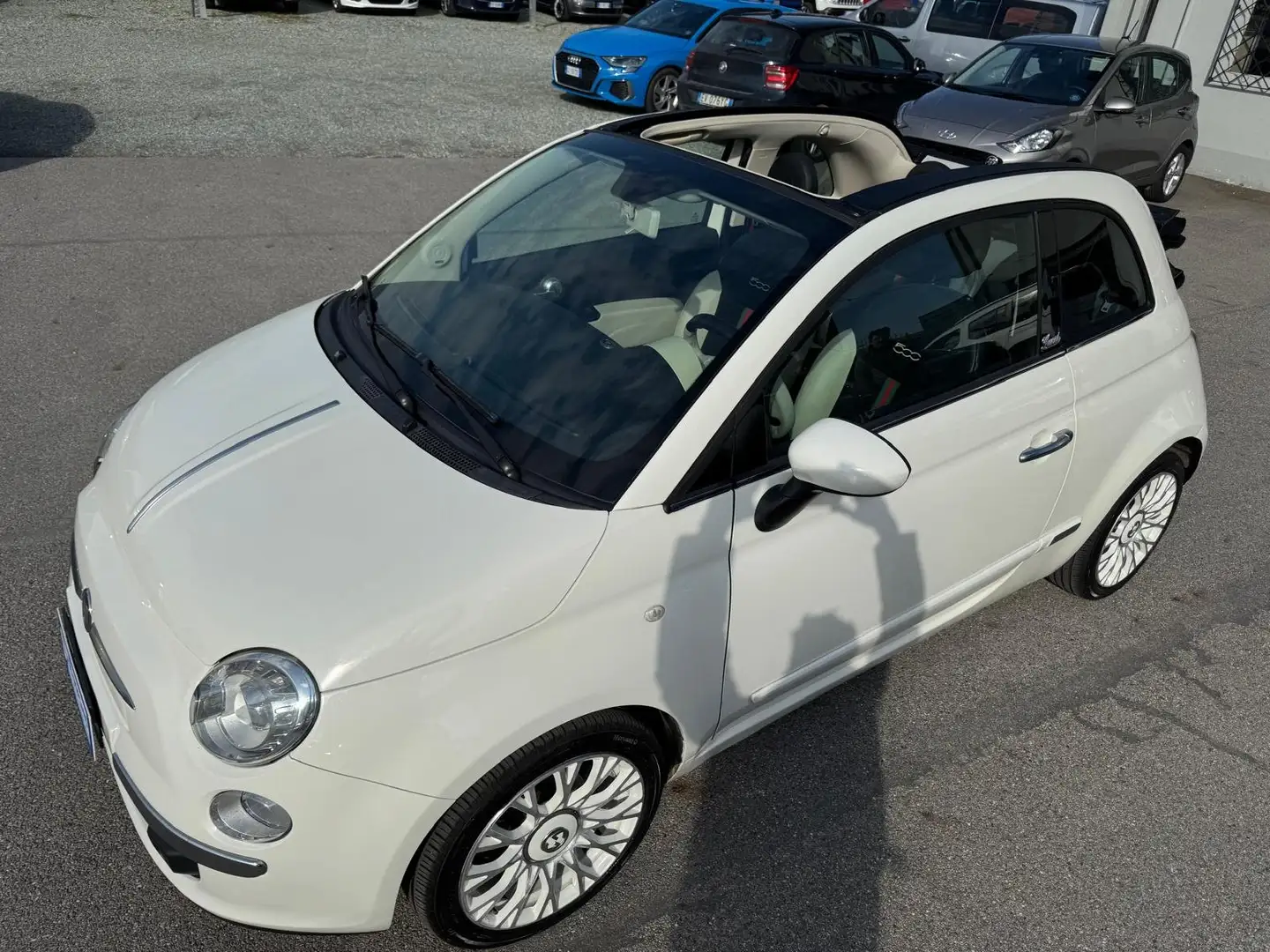 Fiat 500C 1.2 BY GUCCI CABRIO PERFETTA CAMBIO REVISIONATO Biały - 1