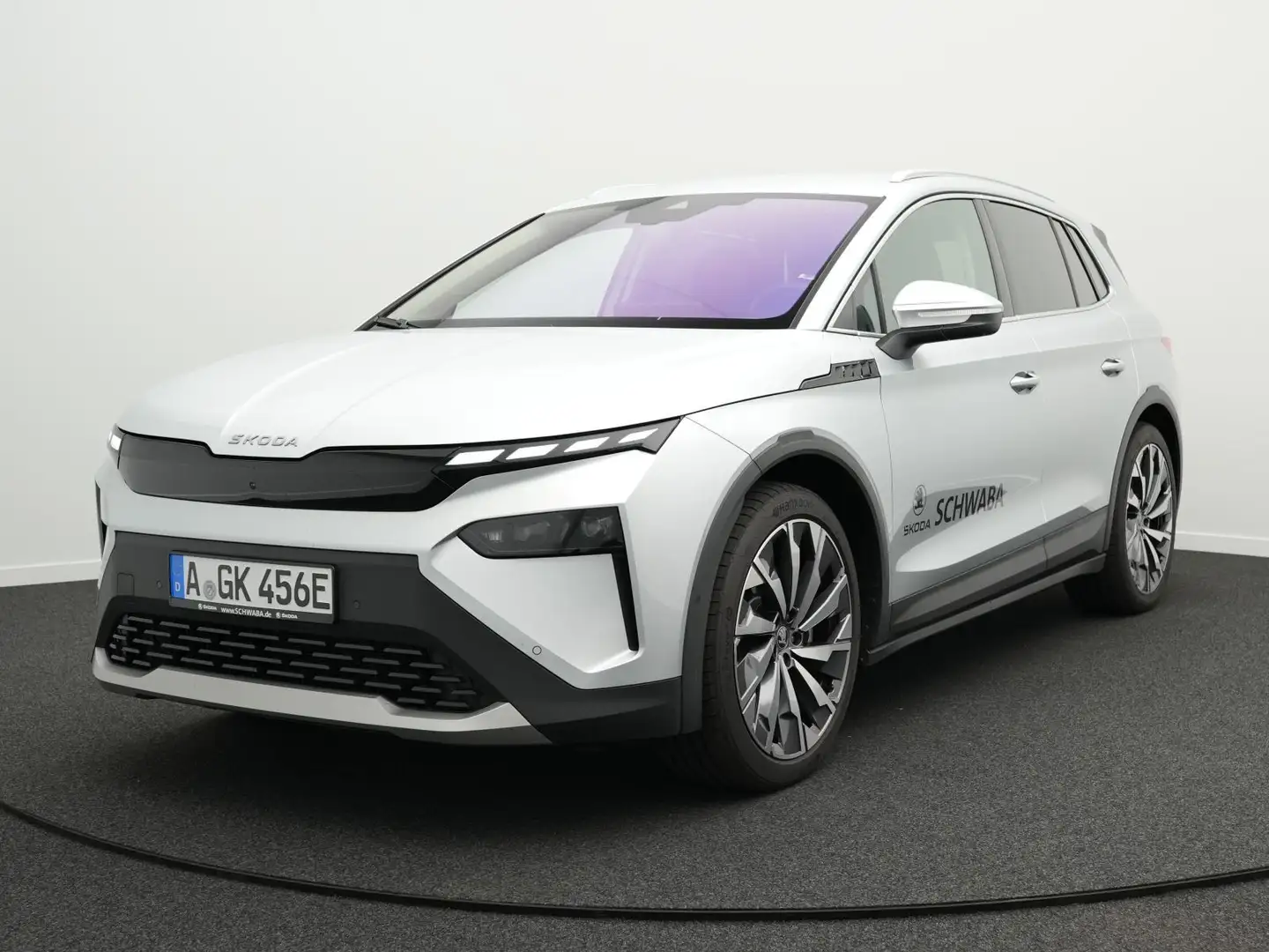 Skoda Elroq 85 82kW/h *WÄRME*AHK*HdUp*VIRTUAL*LED*21`` Argent - 2