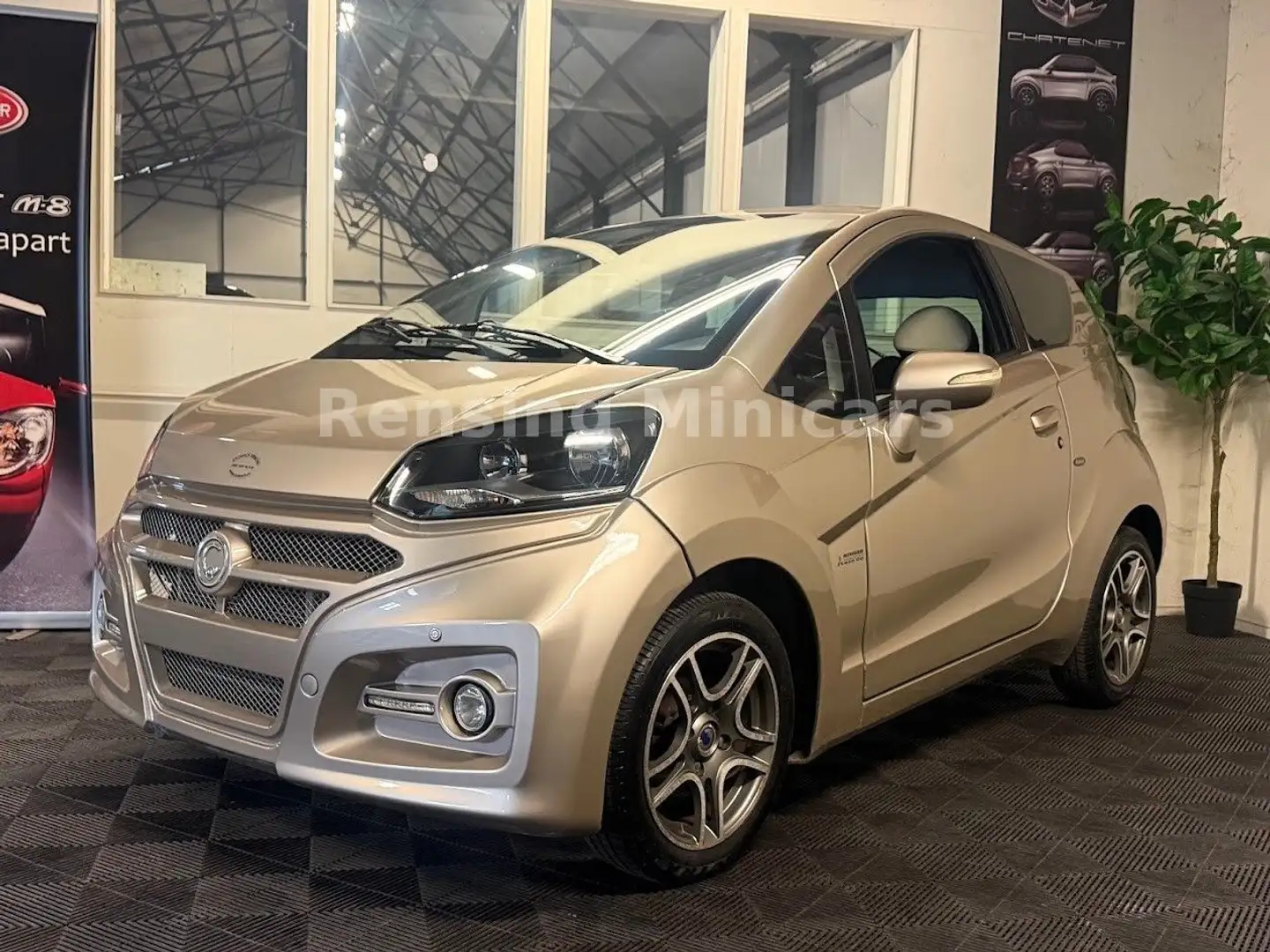 Casalini Sonstige M14 Mitsubishi Mopedauto KLIMA Microcar 45 KM Beige - 2