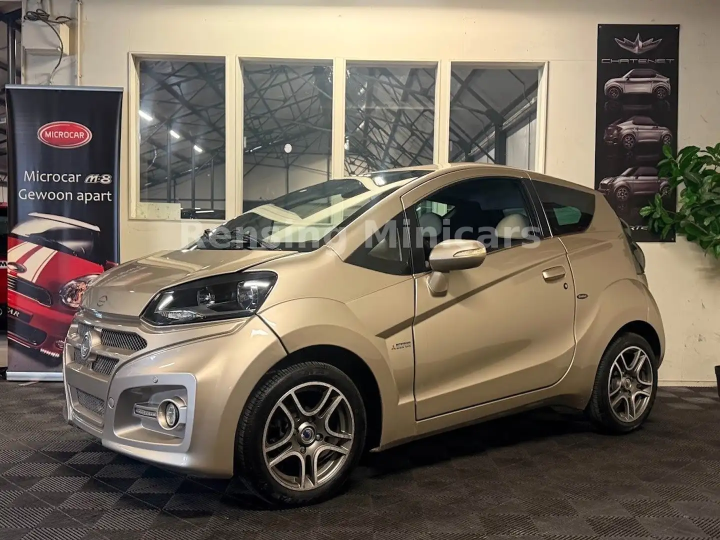Casalini Sonstige M14 Mitsubishi Mopedauto KLIMA Microcar 45 KM Beige - 1