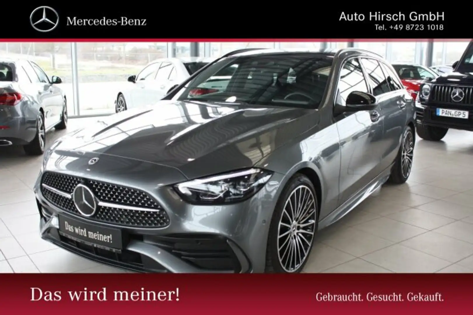 Mercedes-Benz C 300 C 300 d T-Modell AMG+DISTRONIC+AHK+Burmester®+Pa Grau - 1