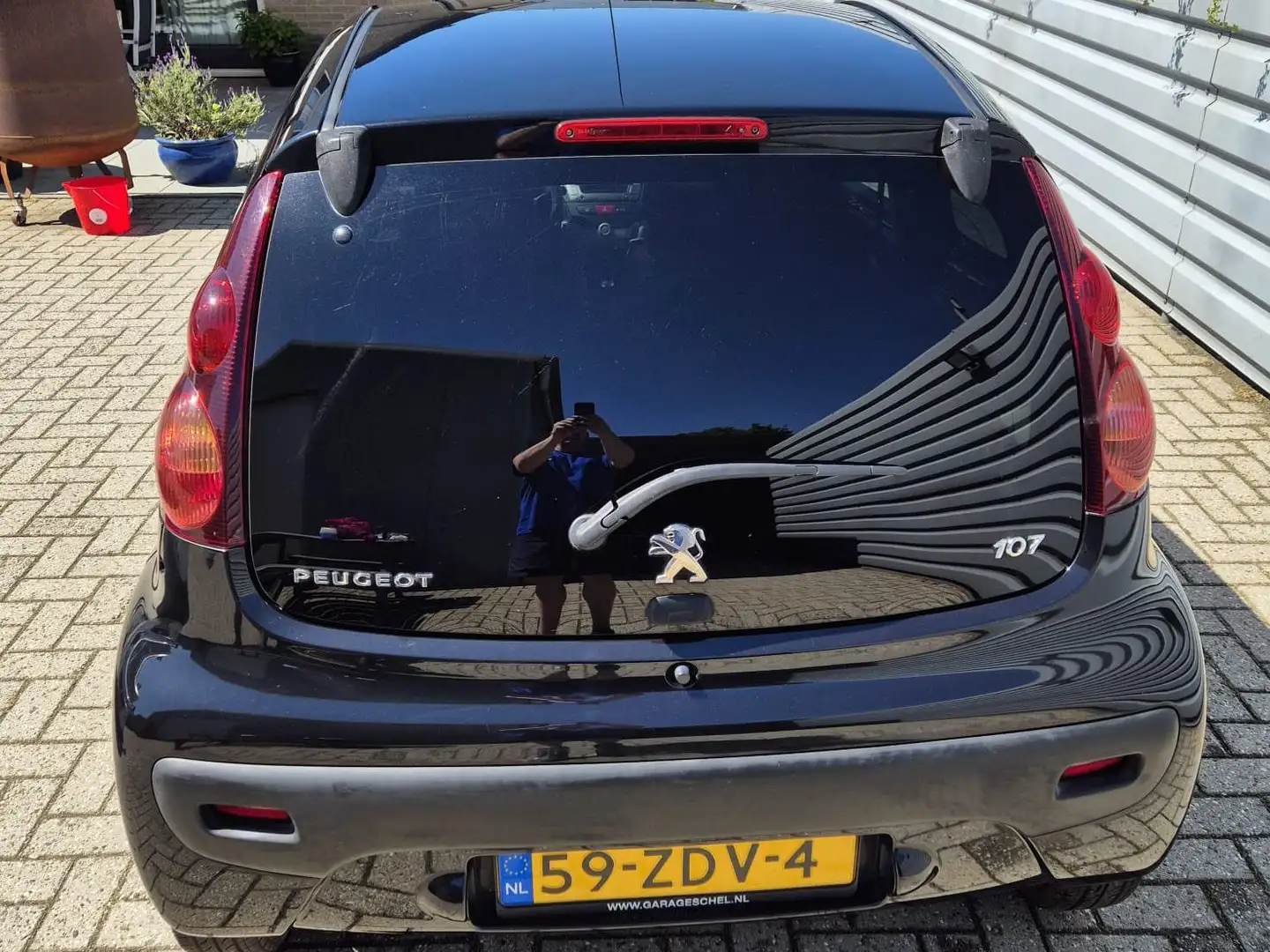 Peugeot 107 Airco/Cruise control/Elek_ramen/Centr Portier Zwart - 2
