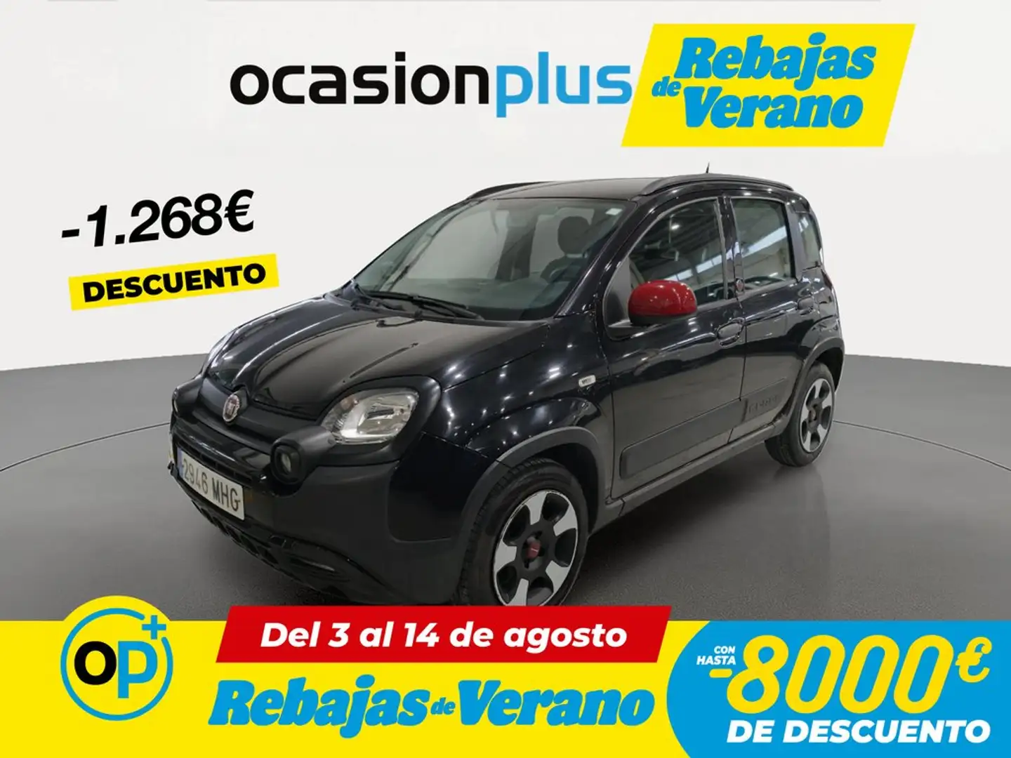 Fiat Panda 1.0 Gse Red Hybrid Negro - 1