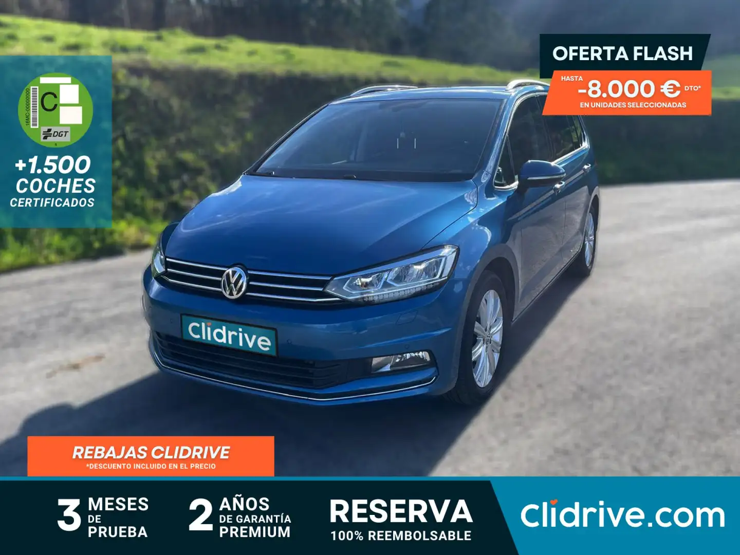 Volkswagen Touran 2.0TDI CR BMT Sport 110kW Bleu - 1