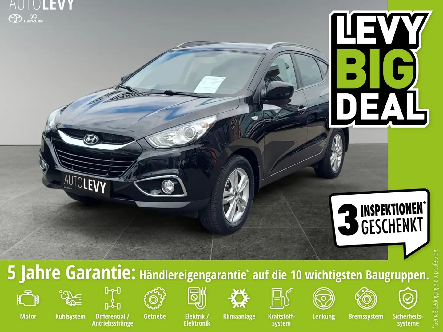 Hyundai iX35 2.0 CVVT Comfort *PDC*KLIMAAUTOMATIK*LM*SHZ* Noir - 1