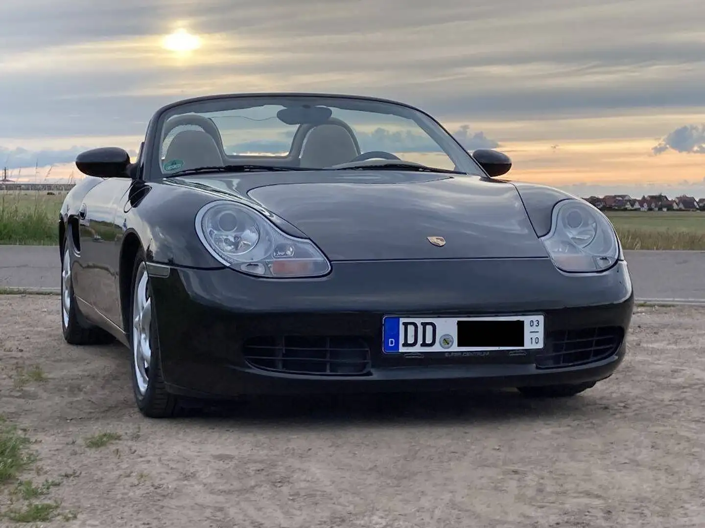 Porsche Boxster Top gepflegt, TÜV+Service neu, Xenon, Vollleder Siyah - 2