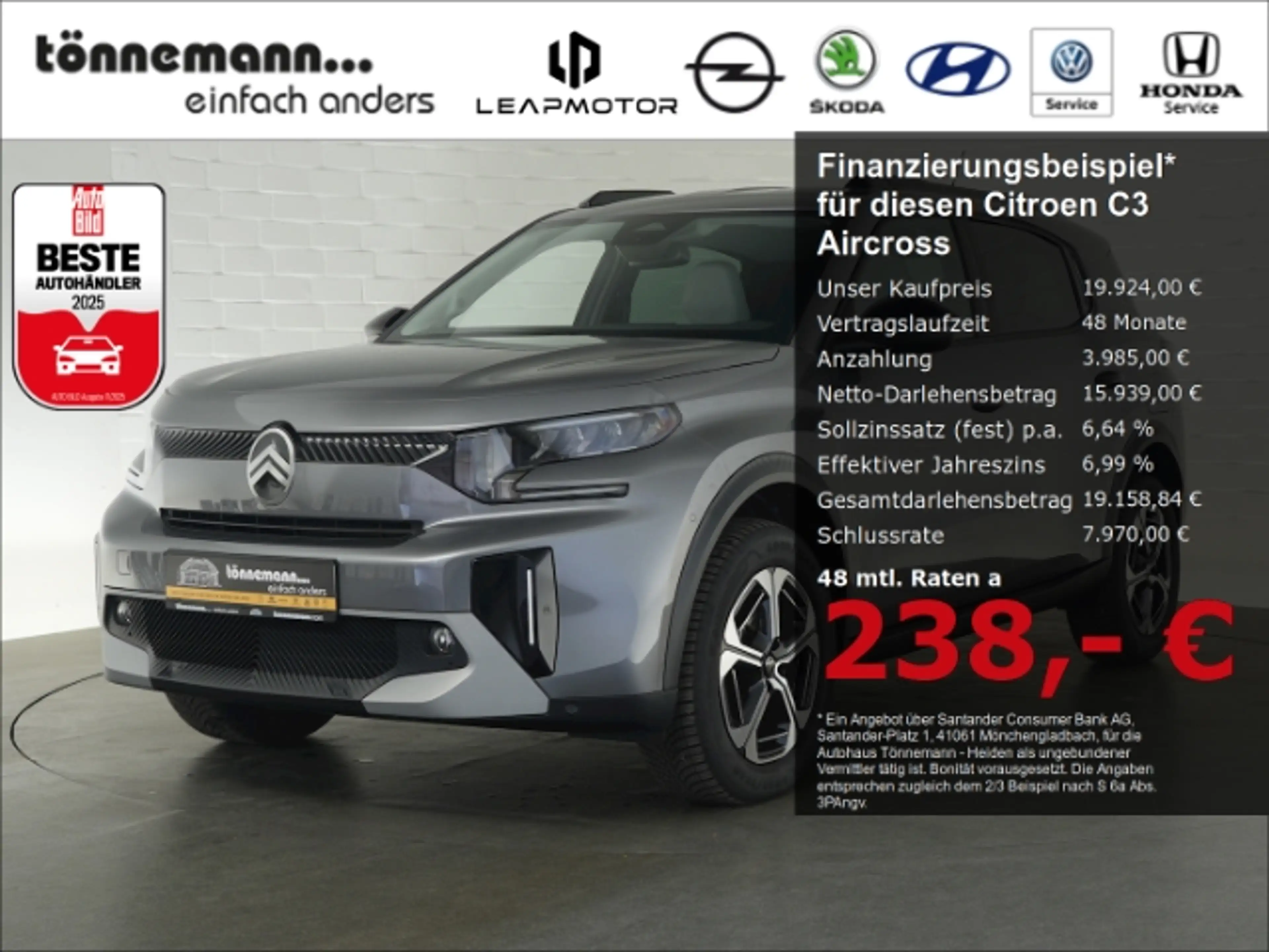 Citroen C3 Aircross HYBRID MAX eDCT+NAVI+RÜCKFAHRKAMERA+SITZHEIZUNG+LE