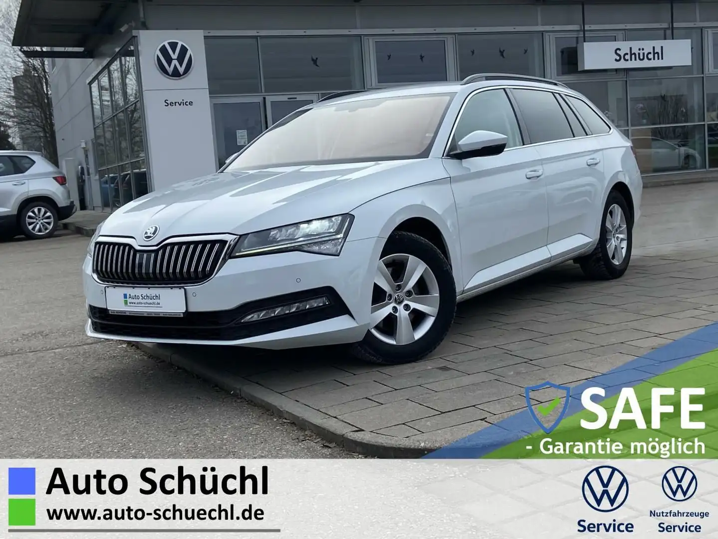Skoda Superb Combi 2.0 TDI DSG Ambition SMART-LINK+VIR Weiß - 1