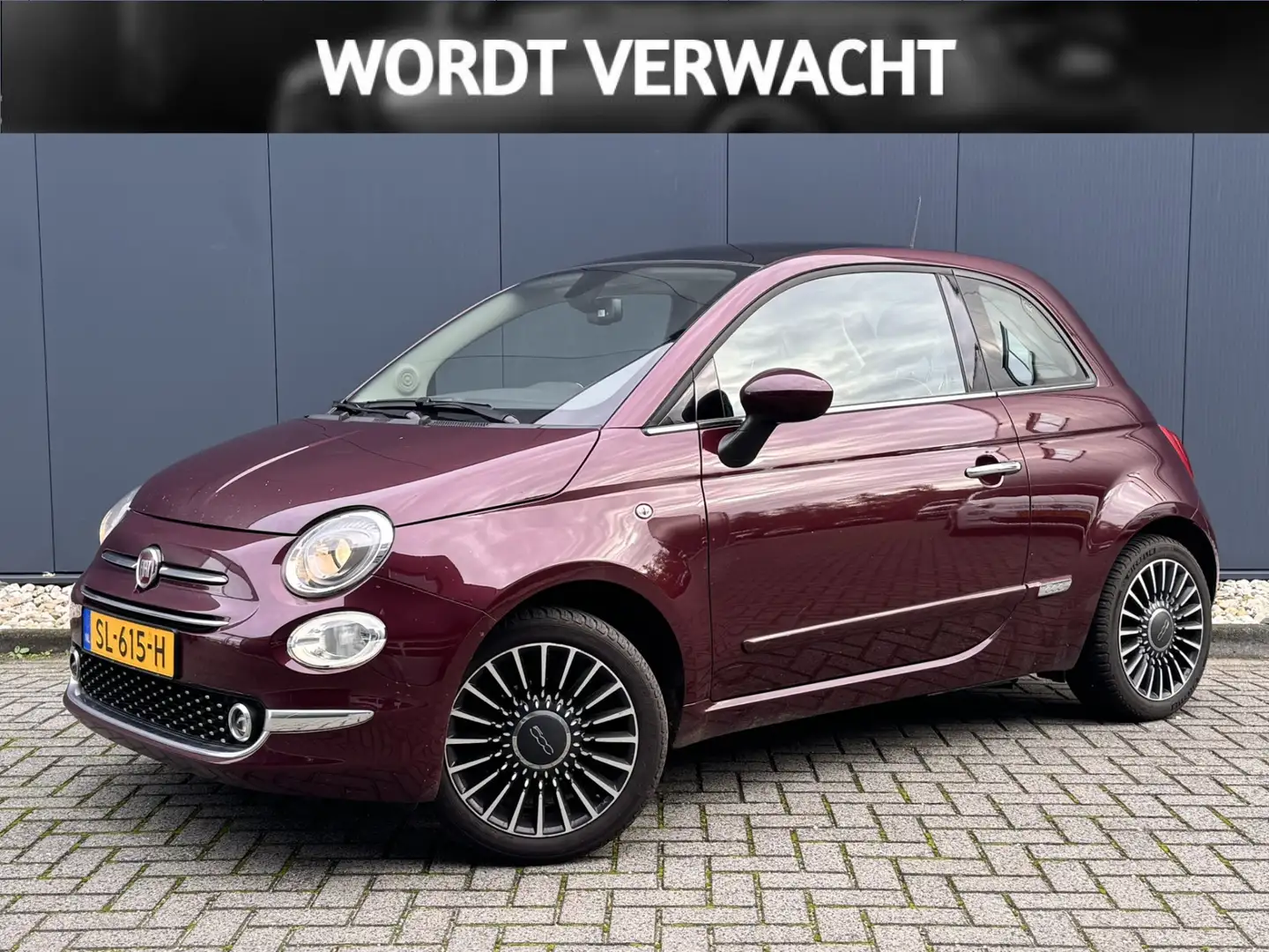 Fiat 500 0.9 TwinAir Turbo Lounge | Deze auto wordt verwach Rouge - 1
