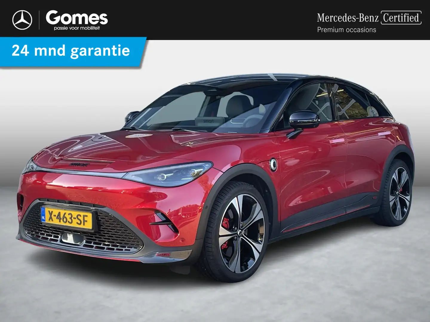 smart #3 BRABUS 66 kWh Panoramadak | Beats Audio | Elektris Rouge - 1