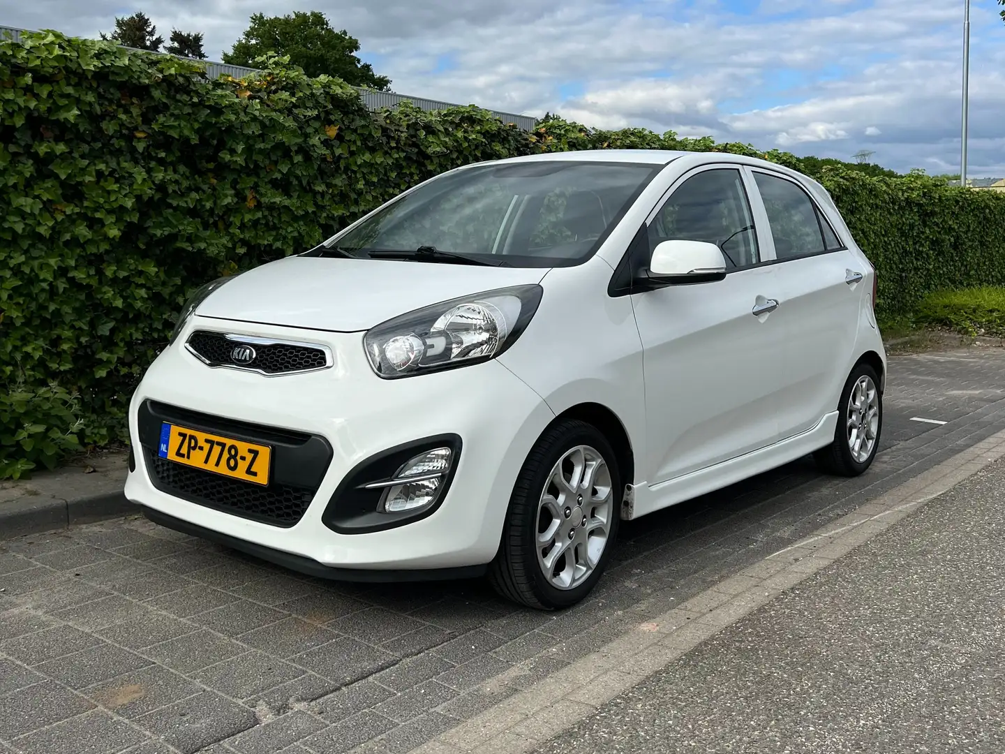 Kia Picanto 1.0 CVVT ISG CLIMATE AC/STOELVERWARM./ELEKT-PAKKET Blanc - 1