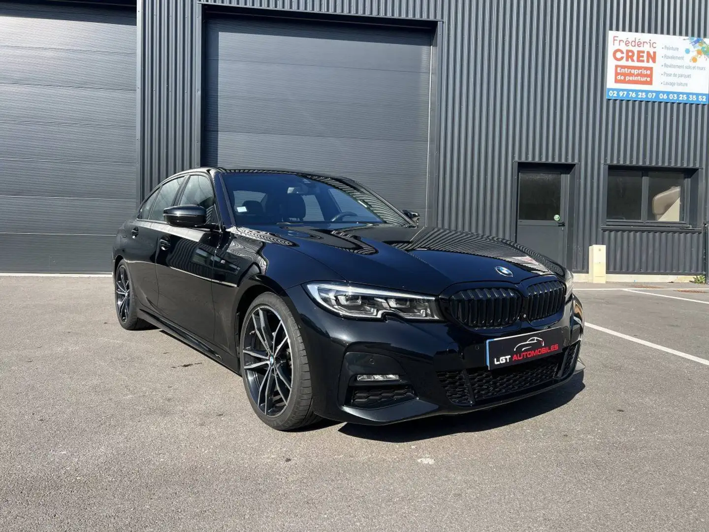 BMW 320 320D M sport 190cv Zwart - 2