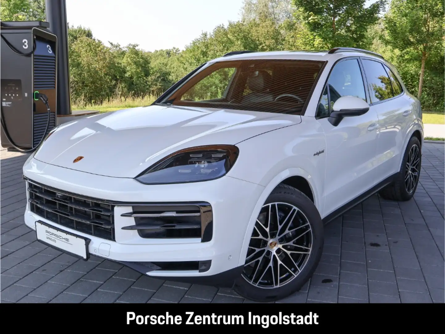 Porsche Cayenne E-Hybrid, Panorama, Luftfederung, Surround View, S Weiß - 1
