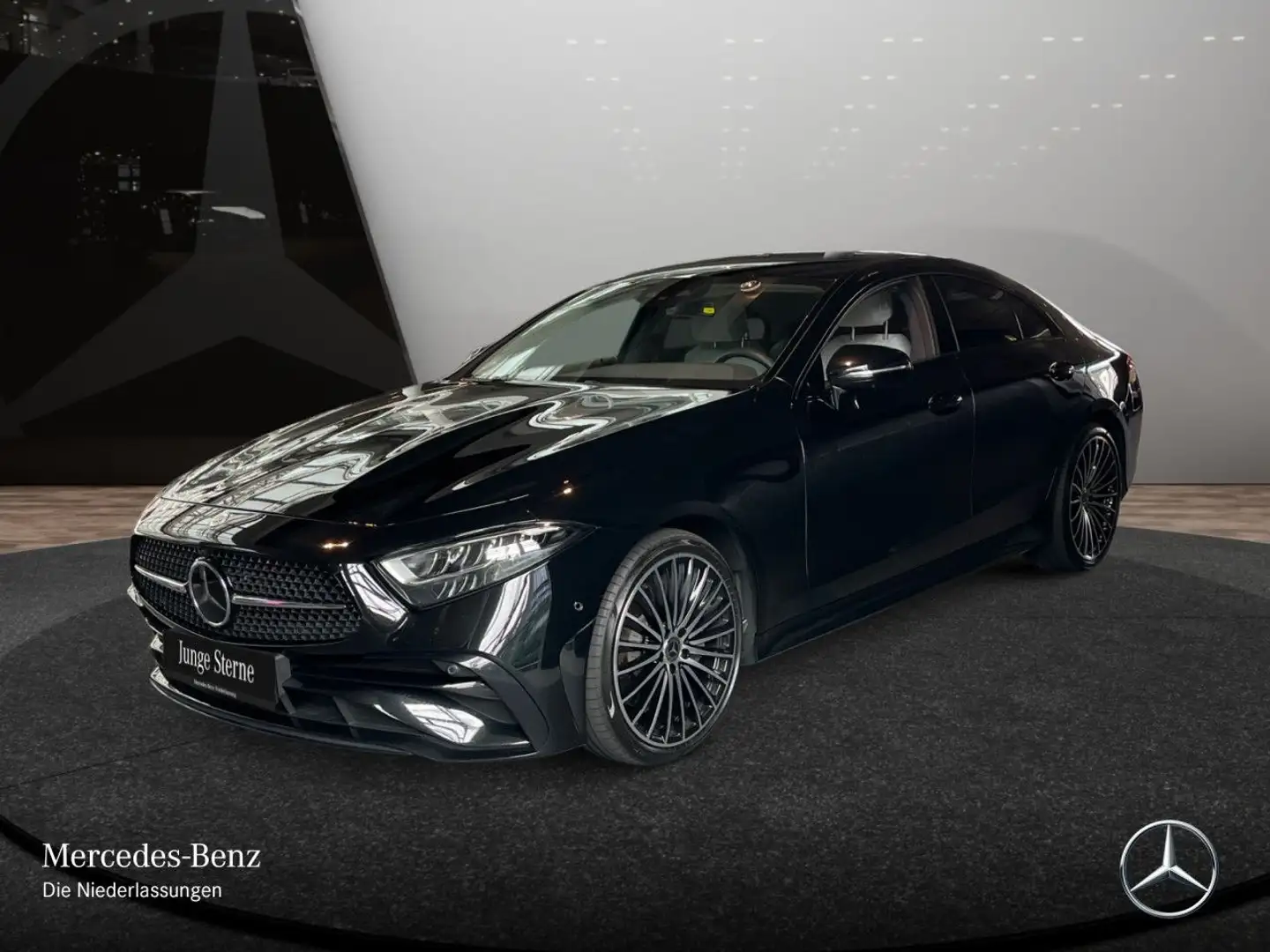 Mercedes-Benz CLS 400 d Cp. 4M AMG Fahrass WideScreen Burmester Negro - 2