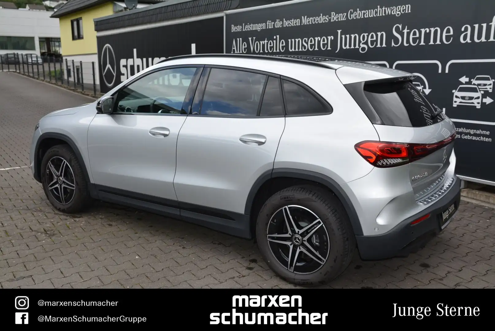Mercedes-Benz EQA 250 EQA 250 AMG Line Pano+MBUX+360°+AHK+LED+Night Silber - 2