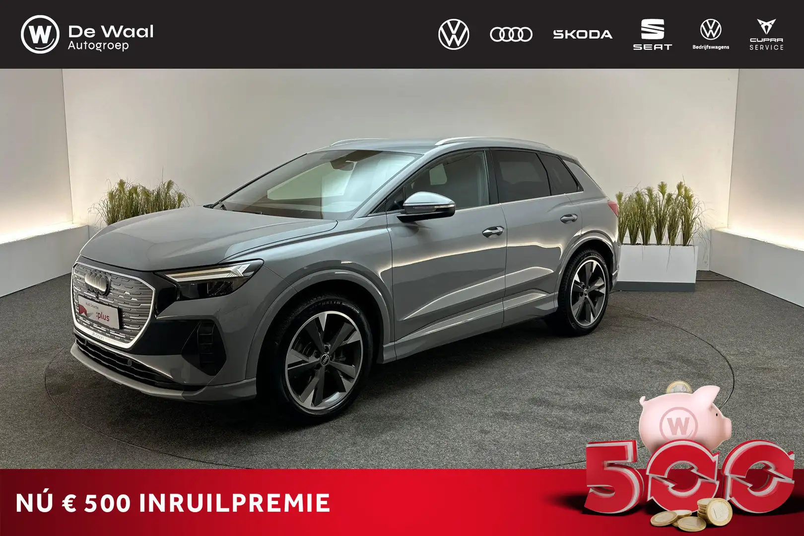 Audi Q4 e-tron 35 170pk Advanced Edition 55 kWh | Adaptive Cruise Grijs - 1