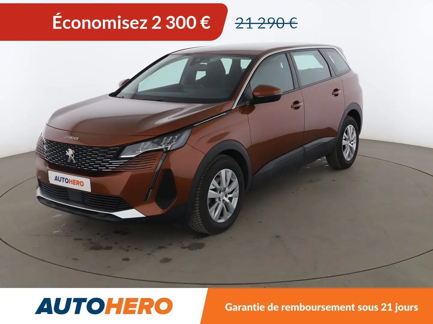 Peugeot 5008 1.5 Blue-HDi Active Business EAT8 Brun - 1