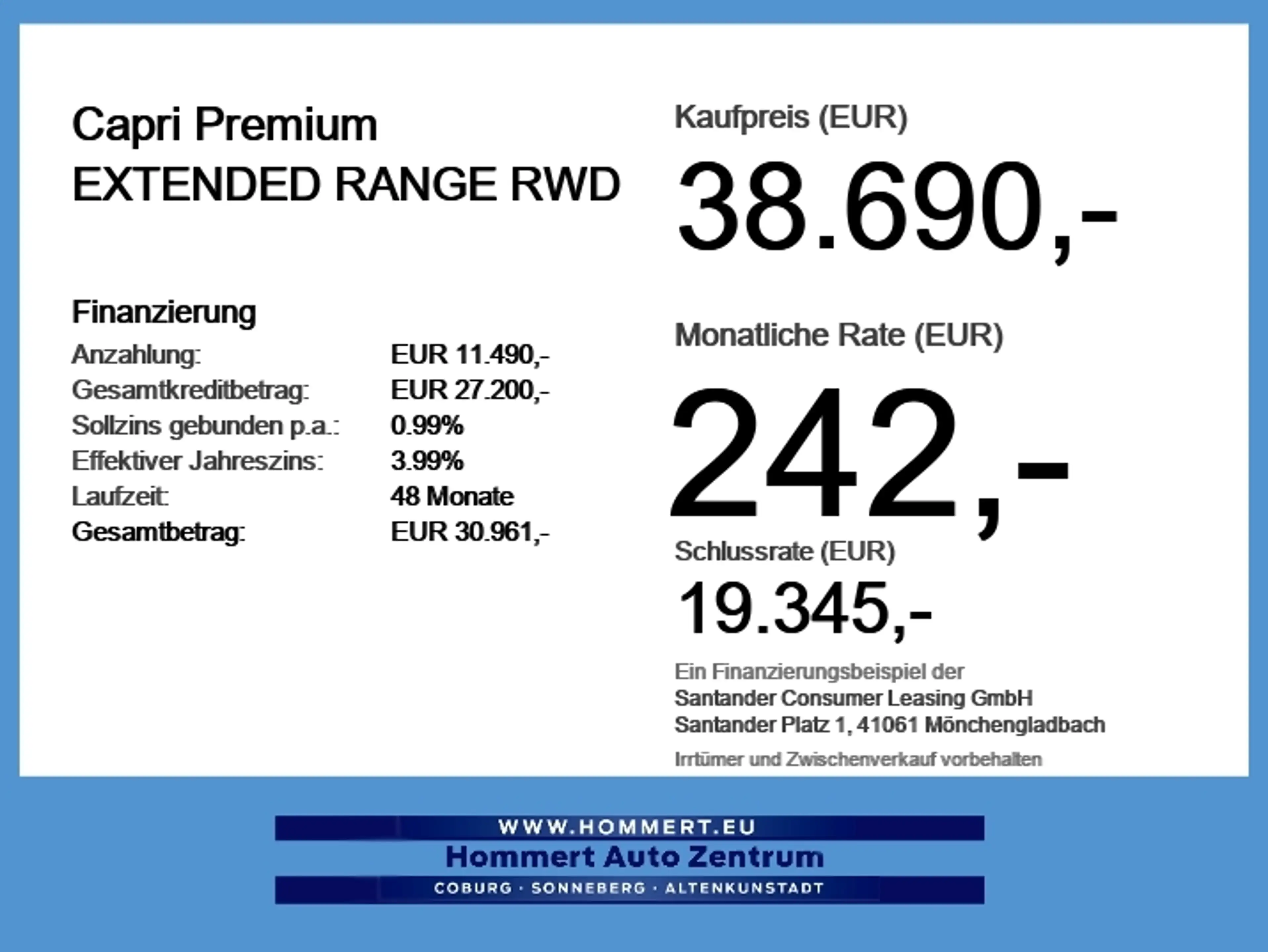 Ford Capri Premium EXTENDED RANGE RWD iACC*360*HUD*AHK — photo 6