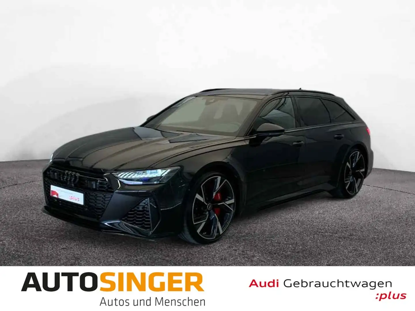 Audi RS6 Avant *KERAMIK*RS-ABGAS*LASER*PANO*STDHZ*AHK Schwarz - 1