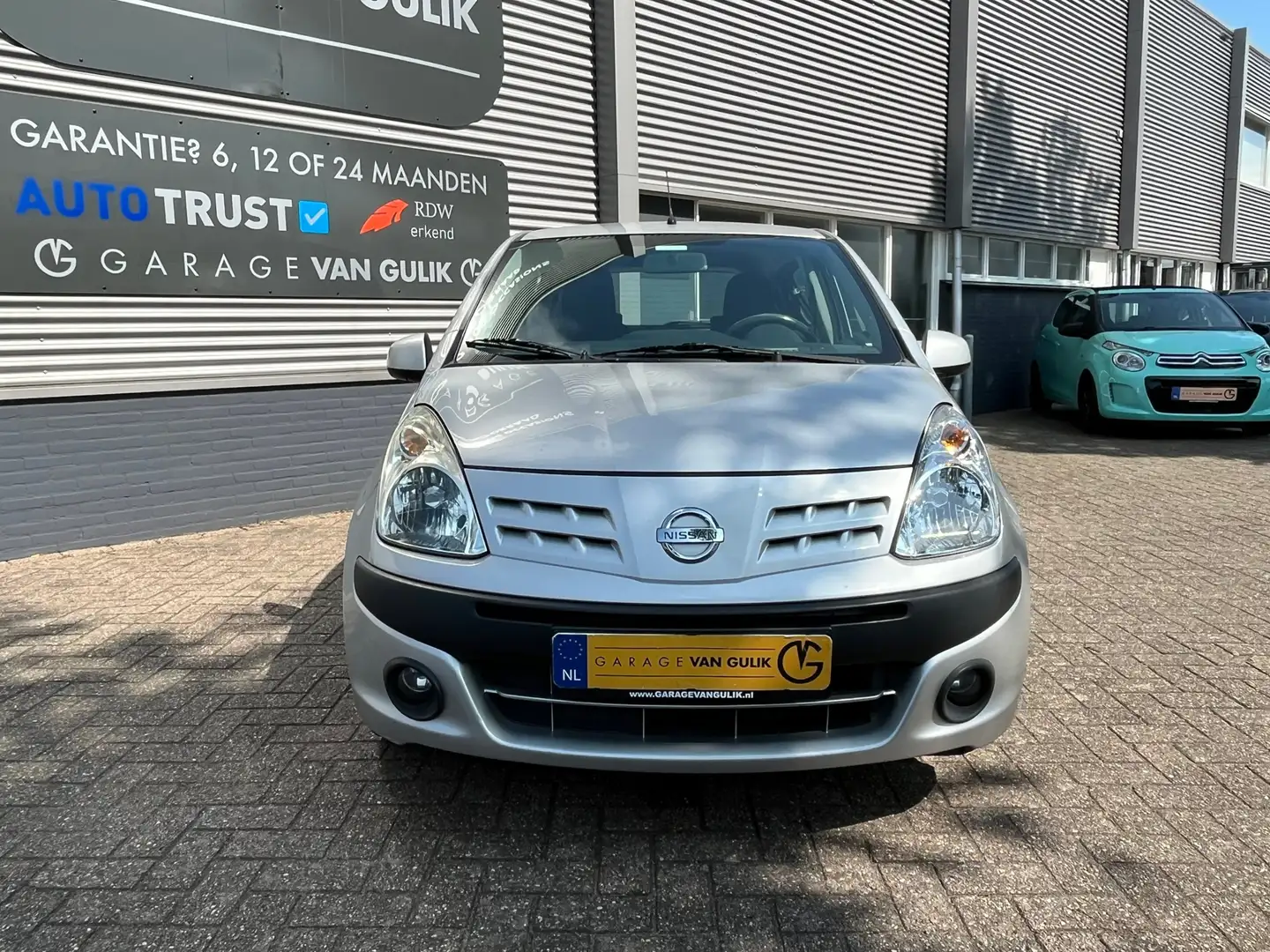 Nissan Pixo 1.0 Acenta 68PK Airco,Parkeersonsoren,ElektrischeR Gris - 2