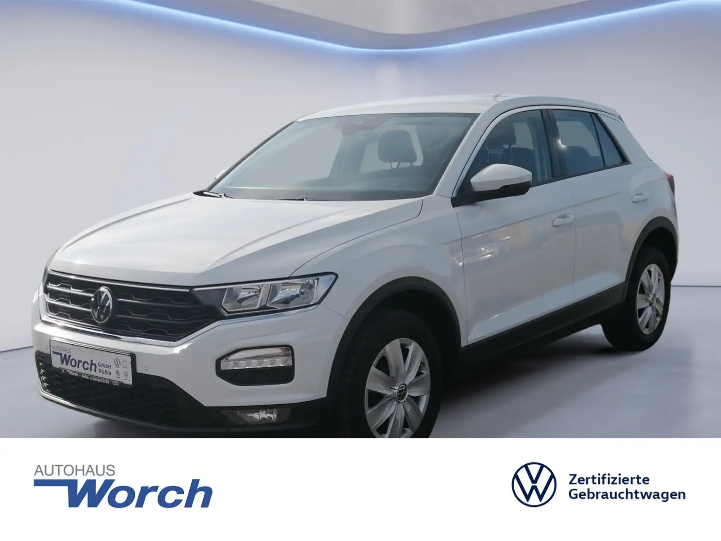 Volkswagen T-Roc 1.0 TSI NAVI+SHZ+LANE-ASSIST Blanc - 1