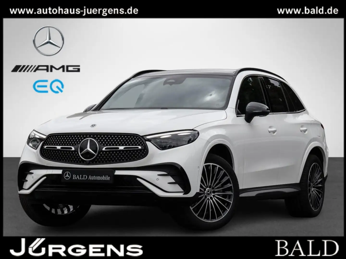 Mercedes-Benz GLC 300 de 4MATIC mit EQ Hybrid Technologie +AMG Weiß - 1