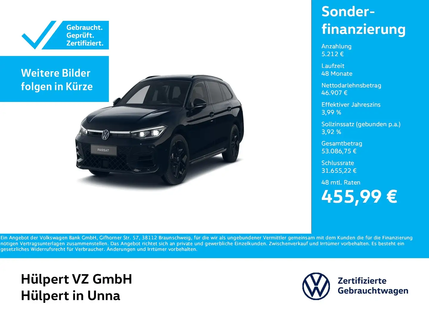 Volkswagen Passat Variant 2.0 R-LINE 4X4 NEUES MODELL PANO Czarny - 1