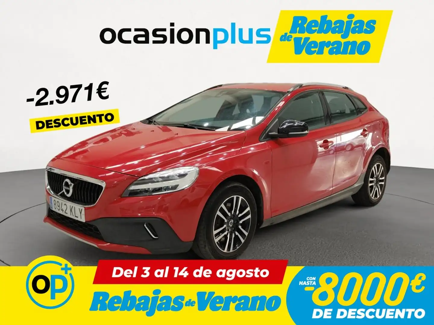 Volvo V40 Cross Country D2 Plus 120 Rojo - 1