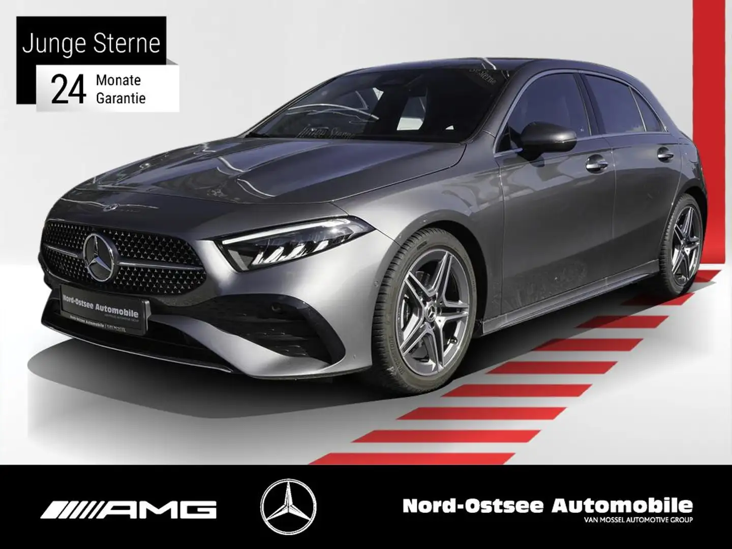 Mercedes-Benz A 200 AMG ADV.+ 360° KAMERA DISTRO LED NAVI SITZ Grigio - 1
