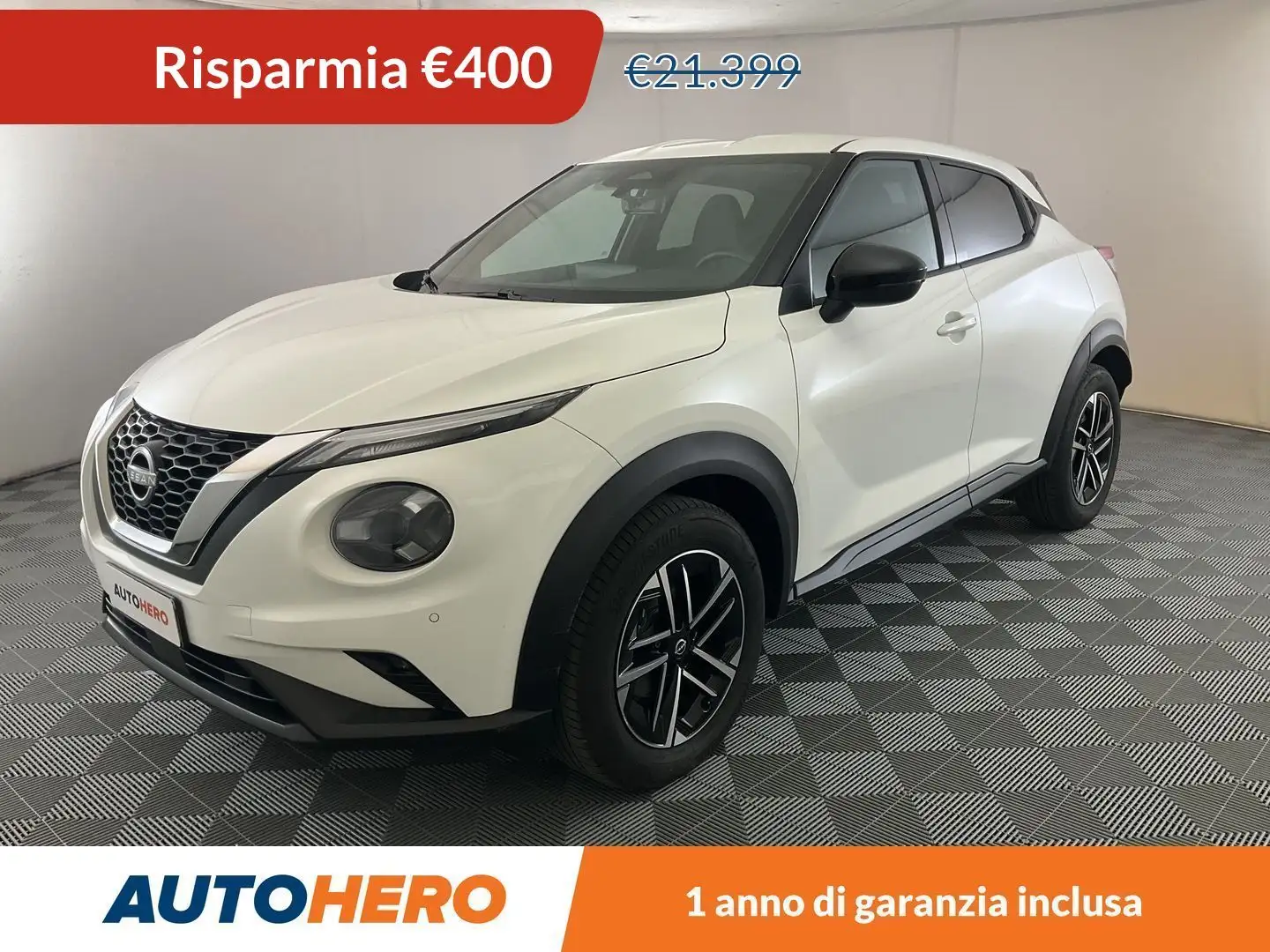 Nissan Juke 1.0 DIG-T N-Design  114 CV Bianco - 1