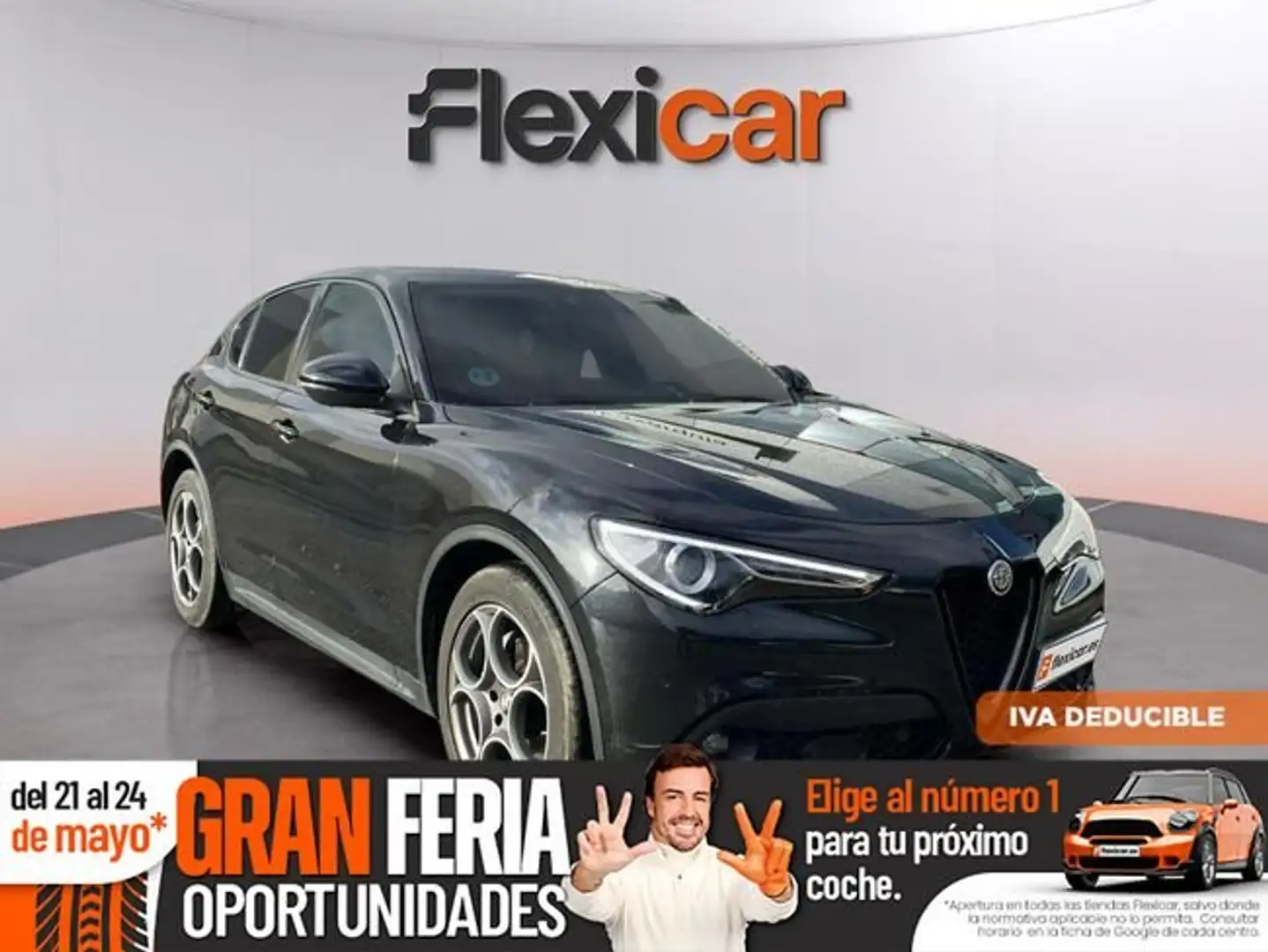 Alfa Romeo Stelvio 2.2 Diesel 118kW (160cv) SPRINT RWD Negro - 1