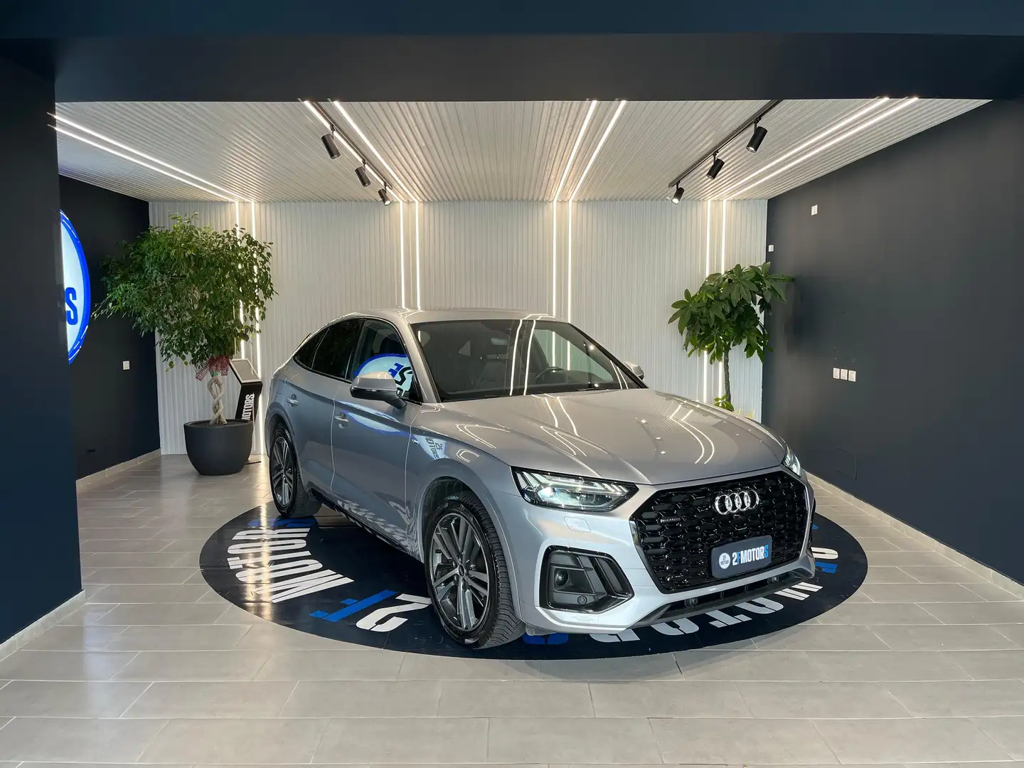 Audi Q5 Sportback 40 2.0 tdi mhev S line quattro s-tronic Argento - 1